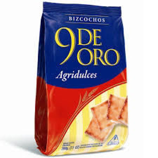 Imagen de GALLETAS 9 DE ORO AGRIDULCES 200 GR (20 UNI)