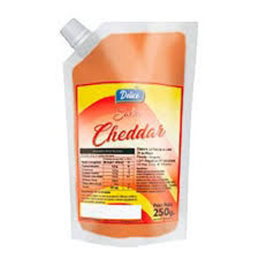Imagen de SALSA CHEDDAR DELICE 250 GR (28 UNI)