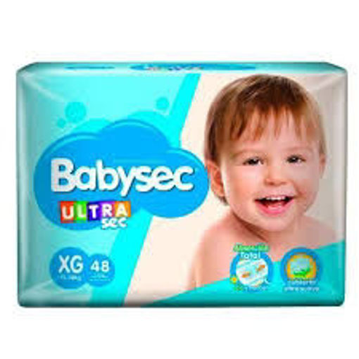 Imagen de PAÑALES BABYSEC ULTRA TALLE XG 48 UNIDADES (4 UNI)