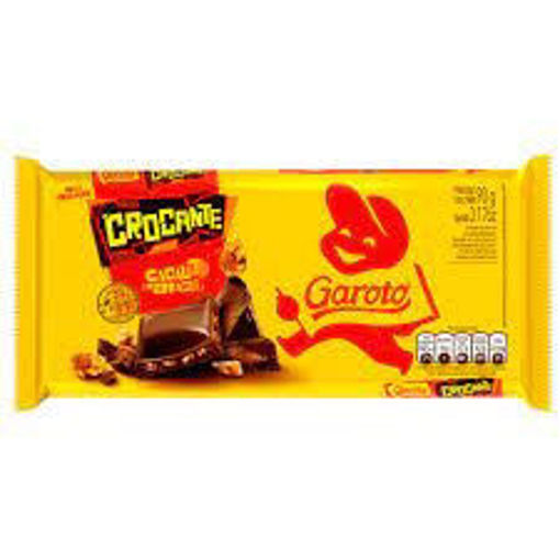 Imagen de CHOCOLATE GAROTO CROCANTE 90 GR (16 UNI)