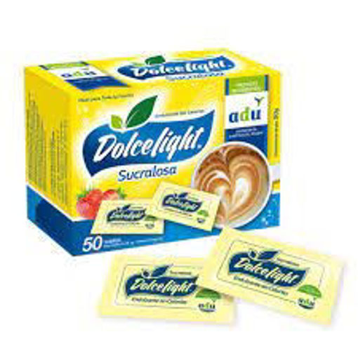 Imagen de ENDULZANTE SUCRALOSA DOLCELIGTH X 50 SOBRES (18 UNI)
