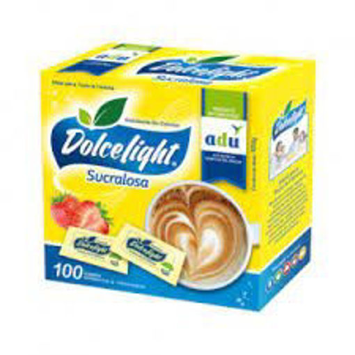 Imagen de ENDULZANTE SUCRALOSA DOLCELIGTH X 100 SOBRES (12 UNI)
