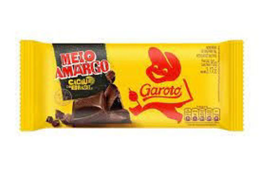Imagen de CHOCOLATE GAROTO MEDIO AMARGO 90 GR (16 UNI)