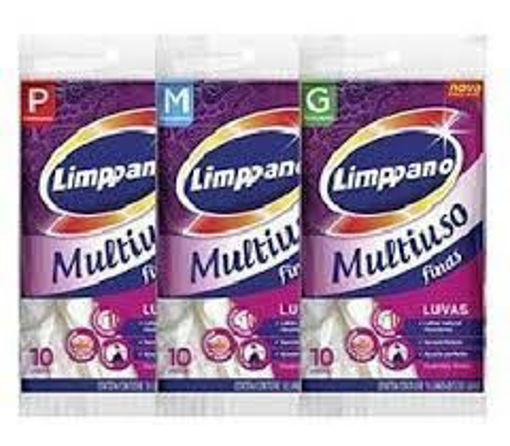 Imagen de GUANTE P DESCARTABLE MULTIUSO LIMPPANO 10 UNIDADES (24 UNI)