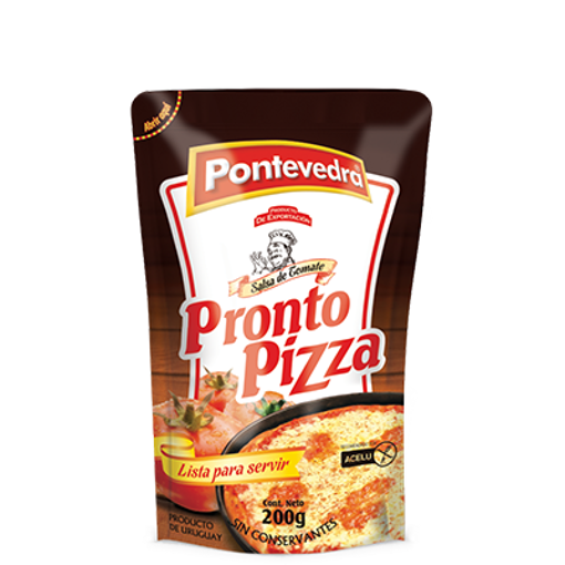 Imagen de SALSA PRONTO PIZZA DOY PACK PONTEVEDRA 200 GR (24 UNI)