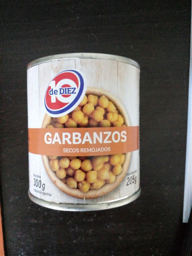 Imagen de GARBANZO EN LATA DE DIEZ 300 GR (24 UNI)