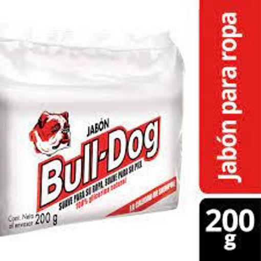 Imagen de JABON BULL DOG BARRA 200 GR (84 UNI)