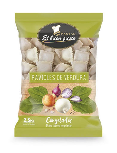 Imagen de RAVIOLES DE VERDURA EL BUEN GUSTO 2.5 KG (6 UNI)